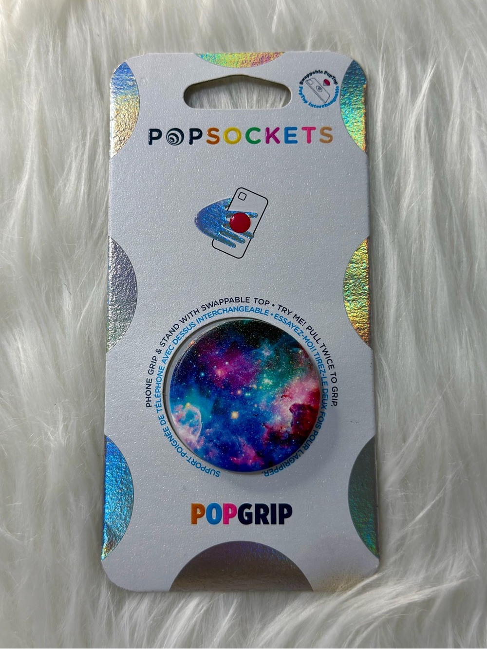 ✨BNIB PopSockets PopGrip Phone Grip - Multicolor Galaxy